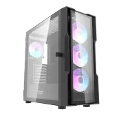 Obudowy komputerowe - Darkflash DK431 Glass Czarny - miniaturka - grafika 1