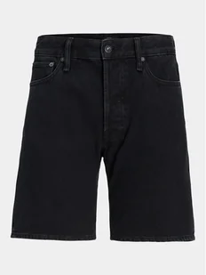 Jack&Jones Szorty jeansowe Chris Cooper 12252866 Czarny Relaxed Fit - Spodenki męskie - miniaturka - grafika 1