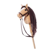 Maskotki i pluszaki - Koń na kiju Hobby Horse HOPPIHORSE A4 beżowy - miniaturka - grafika 1