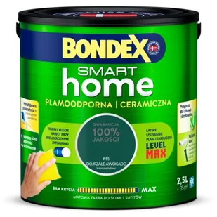 Farba ceramiczna SMART HOME dojrzałe avocado 2,5 l - Farby wewnętrzne - miniaturka - grafika 2