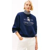 Bluzy damskie - Tommy Hilfiger Bluza VARSITY Loose fit - miniaturka - grafika 1