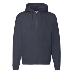 Bluza męska rozpinana z kapturem Premium Fruit of the Loom - Ciemnogranatowy XXL - Bluzy męskie - miniaturka - grafika 1