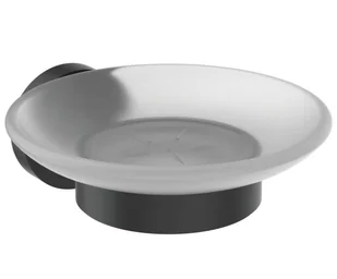 Ideal Standard IOM - Mydelniczka z uchwytem, szkło czarne/satynowe A9122XG - Mydelniczki i dozowniki mydła - miniaturka - grafika 1