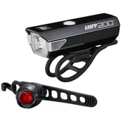 Lampki rowerowe - Zestaw lampek rowerowych CATEYE Ampp 200 + Orb-RC - miniaturka - grafika 1