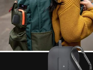 Etui silikonowe Spigen Fit case do Apple Airpods Pro Charcoal - Akcesoria do słuchawek - miniaturka - grafika 5