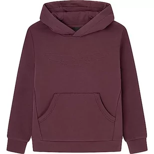 Hackett London Chłopięca bluza z kapturem HHDY, Czerwony (kasztanowy), 5 Lat - Bluzy dla chłopców - miniaturka - grafika 1