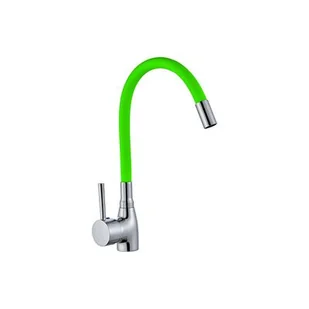 Bateria jednouchwytowa zlewozmywakowa LAVO jasnozielona - Baterie kuchenne - miniaturka - grafika 1