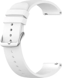Lavvu LAVVU Biały silikonowy pasek do zegarka - 18 - Akcesoria do smartwatchy - miniaturka - grafika 1