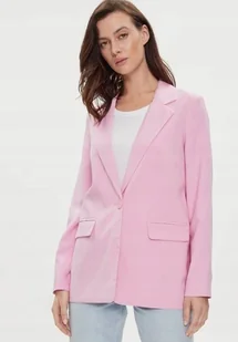 VERO MODA MARYNAKRA JEDNORZĘDOWA PRZYJEMNIE OTULAJĄCA RÓŻOWA S JSJ - Marynarki i żakiety damskie - miniaturka - grafika 1