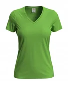 Koszulki i topy damskie - Koszulka damska T-shirt damski Stedman V-neck ST2700 Kiwi Green XL - miniaturka - grafika 1