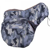 Siodła - Pokrowiec na siodło - kolekcja jesień-zima 2019 - QHP - camouflage - miniaturka - grafika 1
