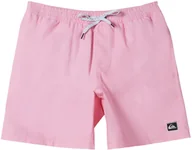 Spodenki damskie - szorty kąpielowe mięske QUIKSILVER EVERYDAY SOLID VOLLEY 15 Prism Pink - MEQ0 - miniaturka - grafika 1