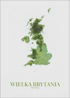 Plakaty - UK II, mapa - plakat 30x40 cm - miniaturka - grafika 1