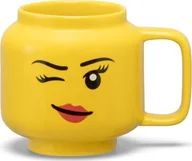 Pojemniki na zabawki - LEGO LEGO 40460803 Kubek ceramiczny  mała głowa LEGO Dziewczynka Oczko - miniaturka - grafika 1