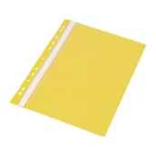 Teczki i skoroszyty - SKOROSZYT WPINANY A4 MIĘKKI JUST ŻÓŁTY - miniaturka - grafika 1