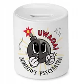 Skarbonki - Dla Psychiatry Skarbonka na Urodziny na Prezent z Nadrukiem ze Zdjęciem + Opakowanie na prezent (wzór 04) - miniaturka - grafika 1