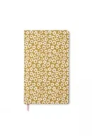Notesy i bloczki - Notatnik Journal 128K linia Ochre Groovy Floral - miniaturka - grafika 1