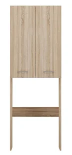 Minimalistyczna szafka nad pralkę dąb sonoma R5-L05 - Szafki łazienkowe - miniaturka - grafika 1