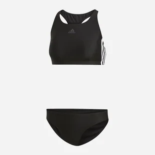 Strój kąpielowy dwuczęściowy damski Adidas Fit 2Pc 3S DQ3315 40 Czarny (4060515169193) - Stroje kąpielowe - miniaturka - grafika 1
