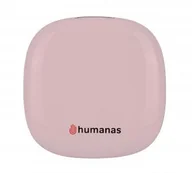 Lusterka do makijażu - Lusterko kosmetyczne Humanas HS-PM01 z podświetleniem LED - różowe - miniaturka - grafika 1