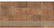Płytki ceramiczne - Gres szkliwiony stopnica PERSEO brown mat 29,8x59,8 gat. I - miniaturka - grafika 1