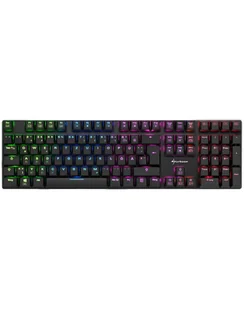 Sharkoon Pure Writer RGB Kailh Blue 4044951021475 - Klawiatury - miniaturka - grafika 1