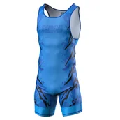 Kimona, stroje i obuwie - Trykot zapaśniczy męski EXTREME HOBBY BLACK PANTHER - miniaturka - grafika 1