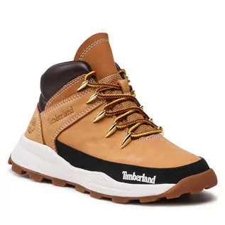 Półbuty damskie - Timberland Trzewiki Brooklyn Euro Sprint TB0A2EJ2231 Wheat Nubuck - grafika 1