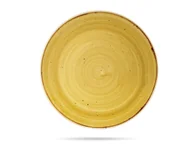 Talerze - Talerz 32,4 cm Mustard Yellow Stonecast CHURCHILL - miniaturka - grafika 1
