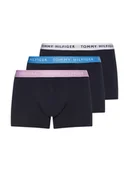 Majtki męskie - Tommy Hilfiger Bokserki Męskie 3P Trunk Wb Navy Um0Um02324 0V3 S - miniaturka - grafika 1