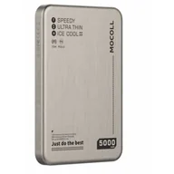 Powerbanki - Powerbank MOCOLL Ultra Slim Tiny Icy Crystal 5000 mAh 20W Złoty - miniaturka - grafika 1