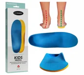 Akcesoria obuwnicze - Wkładki do Butów Dziecięce Profilowana Wkładka Ortopedyczna Kids r. 32-33 - miniaturka - grafika 1