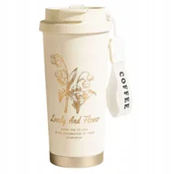 Kubki termiczne - Kubek Termiczny 500Ml Ze Słomką Na Kawę Herbatę Zimne Napoje Kolorowy - miniaturka - grafika 1