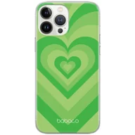 Etui i futerały do telefonów - Etui do Apple IPHONE 14 Serduszka 007 Babaco Nadruk pełny Zielony - miniaturka - grafika 1