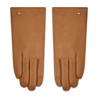 Rękawiczki - Rękawiczki Damskie TOMMY HILFIGER - Essential Leather Gloves AW0AW10733 GV7 - grafika 1