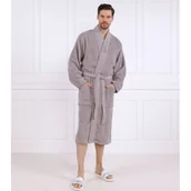 Szlafroki męskie - BOSS BLACK Szlafrok PLAIN | Relaxed fit - miniaturka - grafika 1