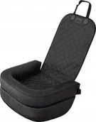 Transportery dla kotów - DOGGY TRANSPORTER FRONT CZARNY SKAJ - miniaturka - grafika 1