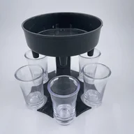 Inne urządzenia gastronomiczne - DOZOWNIK DRINKÓW NALEWAK ALKOHOLU + 6xKIELISZEK NA IMPREZĘ DO BARU - miniaturka - grafika 1