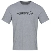 Koszulki sportowe męskie - Koszulka męska Norrona /29 Cotton Norrøna Viking T-shirt Rozmiar: M / Kolor: szary - miniaturka - grafika 1