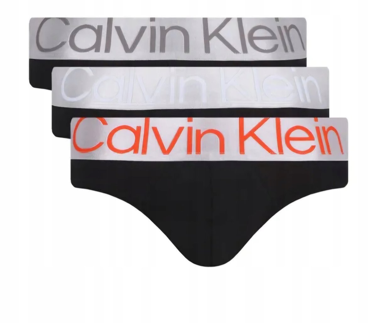 CALVIN KLEIN Majtki bawełniane slipy 3-pak rozmiar XS