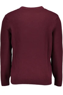FIOLETOWY SWETER MĘSKI GANT - Swetry męskie - miniaturka - grafika 2