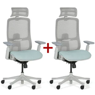 Fotel biurowy, krzesło biurowe Krzesło biurowe JOHNNY 1+1 GRATIS, zielone - Fotele i krzesła biurowe - miniaturka - grafika 1