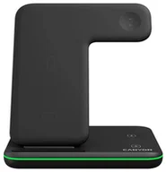 Ładowarki do telefonów - Canyon WS-303 3w1 15W LED Czarna - miniaturka - grafika 1
