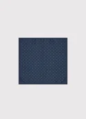 Dodatki do ubrań - Granatowa poszetka męska w mikrowzór - miniaturka - grafika 1