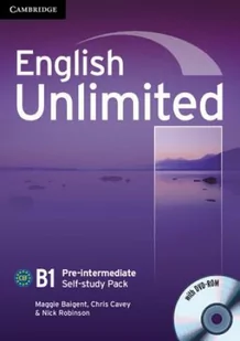English Unlimited Pre-intermediate Self-study Pack Workbook + DVD - Maggie Baigent, Cavey Chris, Robinson Nick - Książki do nauki języka angielskiego - miniaturka - grafika 2