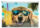 Koperty - Koperta A4 PP z nadrukiem zip Chillout Dog - miniaturka - grafika 1