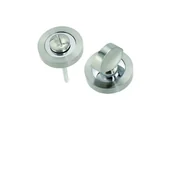 Szyldy i rozety - Schaffner Rozeta podklamkowa do wc Jula Nikiel Satyna - miniaturka - grafika 1