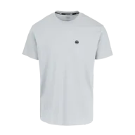 Koszulki sportowe męskie - Pit Bull T-shirt Koszulka Męska Coolmax SCOTT White Blue - miniaturka - grafika 1