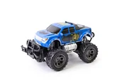 Zabawki zdalnie sterowane - Terenowy samochód sterowany radiem niebieski - miniaturka - grafika 1