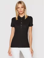 Koszulki i topy damskie - Lacoste Polo PF5462 Czarny Slim Fit - miniaturka - grafika 1